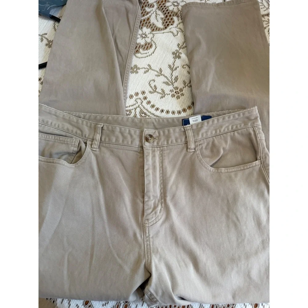 Vineyard Vines Mens 5-Pocket Pant Khaki Tan Straight Leg Chino 36x30 RN134578